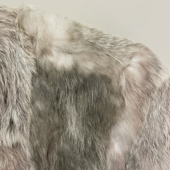 Helmut Lang Grey Rabbit/Leather Reversible Jacket - Picture 9 of 16